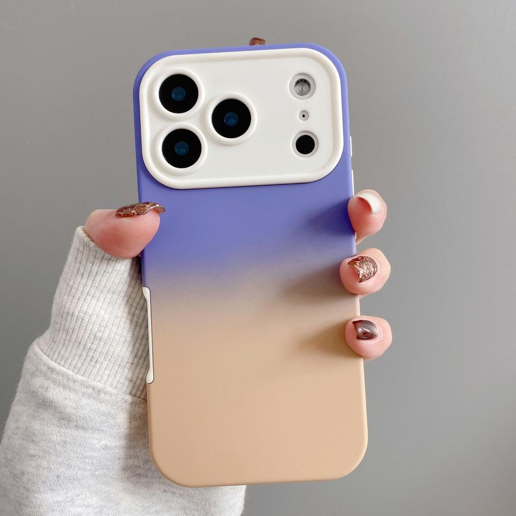 17 Applicable iPhone16promax Two-in-one Skin Feel Gradual Change Apple 15 Anti-drop 14 Mobile Phone Case 13 Protective Case