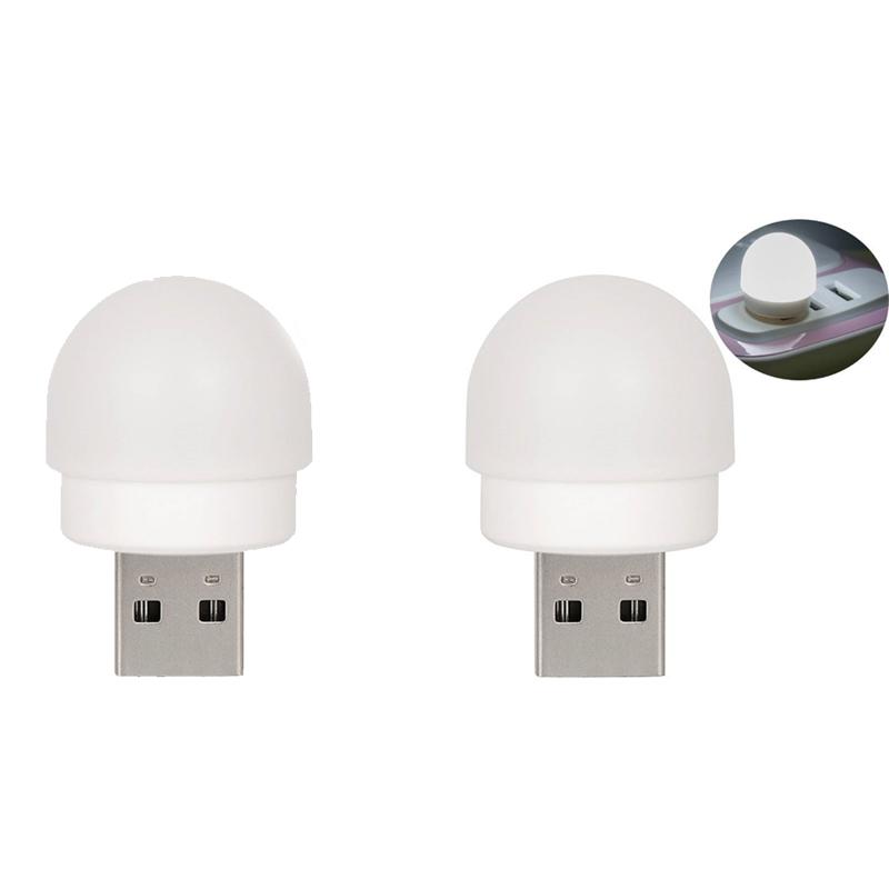 1-5PCS USB Plug Lamp Computer Mobile Power Charging Small Book Lamps Mini Plug and Light Up Night Light Bedroom Reading Light