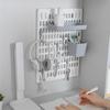 M-Modern-Hole Board Wall Shelf Hooks Self-Adhesive Storage Rack Desk Room Various Earphone Remote Control Storage Accessories