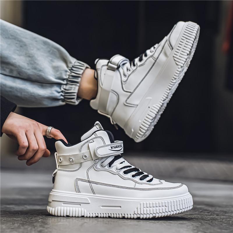 Mode 2024 Herbst Winter High Top Casual Atmungsaktiv Hollow Board Schuhe Unisex Sport Skateboardschuhe Mode Vulkanisierte Schuhe Herren