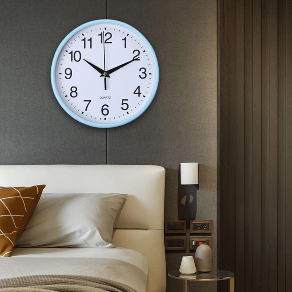 Bedroom Modern Wall Clock Office Bold Arabic Numerals