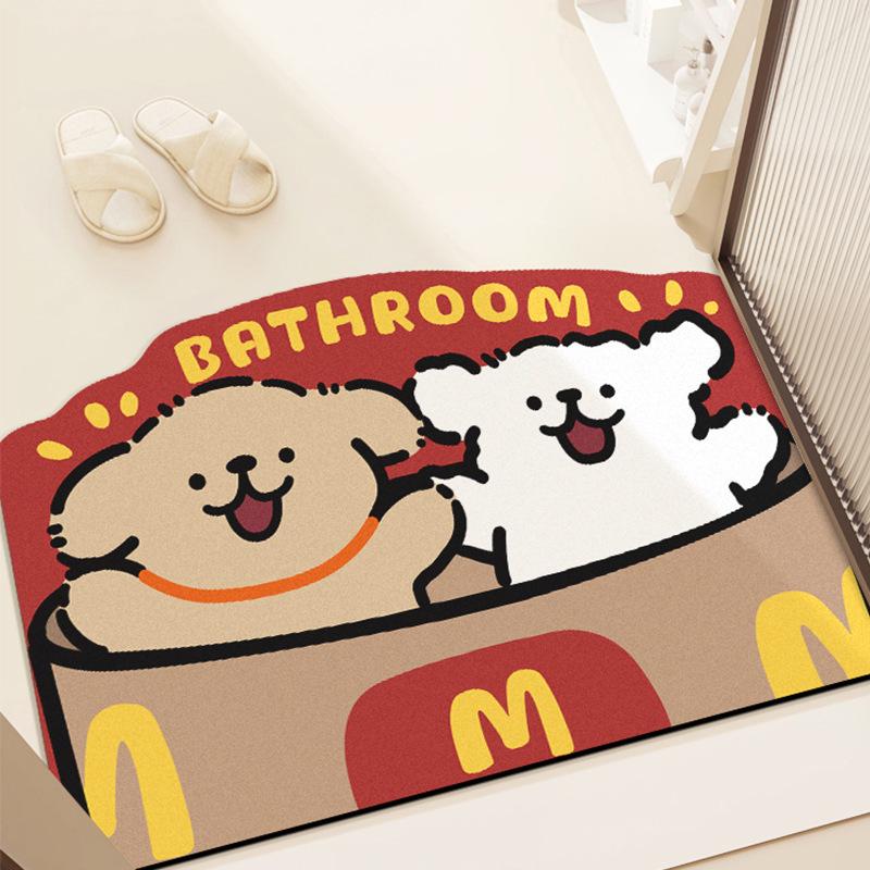 

Cartoon Anti-Slip Diatomaceous Earth Bathroom Floor Mat 40×60cm