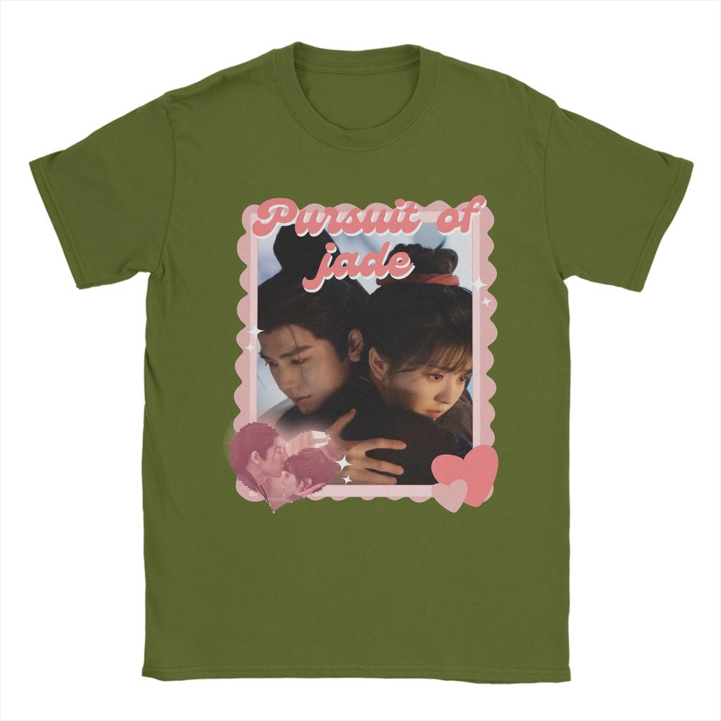 Unisex Pursuit of Jad Chinese Drama T Shirt Pure Cotton Clothes Funny Short Sleeve O Neck Tees Plus Size TShirt