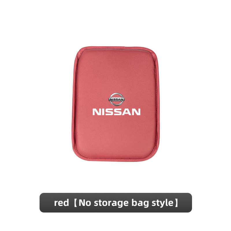 Car Armrest Box Pad Leather Auto Armrest Mat Car Accessories For Nissan Sylphy N7 Teana Qashqai Note eJ10 J11 Navara Juke GTR Y62