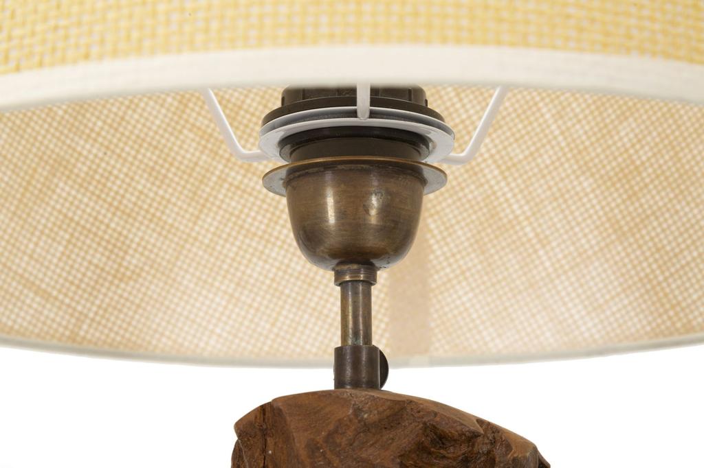 Lampa de Masa Teak Kepala Cm Ø 35X69