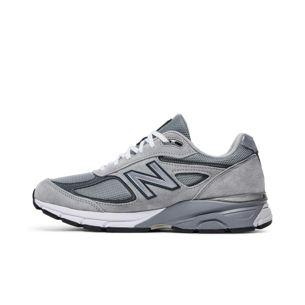 New Balance 990v4 Made In USA 'Red Label - Grey' (Unisex) Grey / Red Running Shoes M990VS4