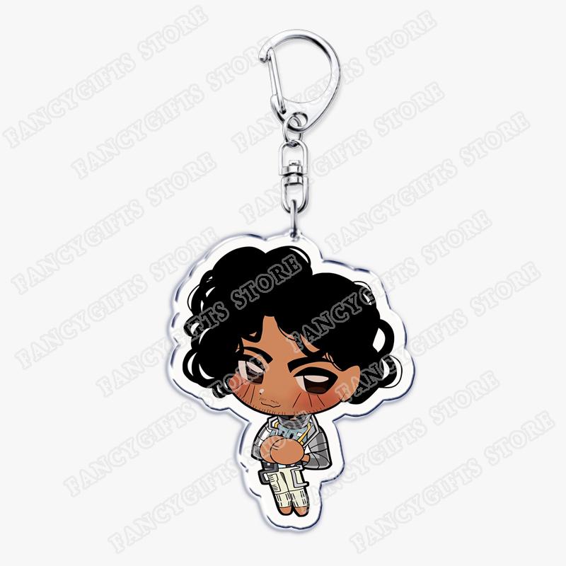 

Hot Video Game Date Everything Chibis Keychains for Accessories Bag Eddie Betty Mateo Keyrings Jewelry Gamers Fans Gaming Gifts