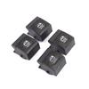 EDP1210-2 4 Stück Fensterheberschalter-Reparaturknopfabdeckung für Renault Clio MK5 Captur MK2 5-Türer 254107073R