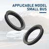 Pack-4 Car Wheel Hub Center Ring, 2.87" OD 2.36" ID Plastic Dust and Rust Adapter Ring, and Anti-Vibration Reducing Shaft Collar, Compatible with