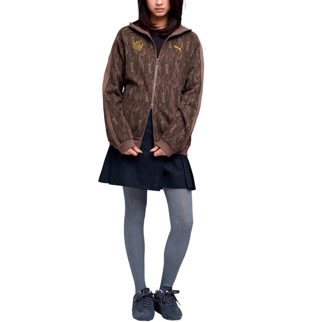 Puma X Monster Hunter Wilds T7 Archveld Loose Fit Stand Collar Zip Knit Jacket Unisex Jacket 636481-41