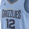 Jordan NBA Team Quick-Dry Basketball Jersey Fan 22-23 Morant #12 Unisex Tops Light-Blue DO9531-422