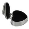Zinc Alloy Heart Shape Jewelry Box Antique Heart Shape Rose Trinket Box Vintage Trinket Organizer