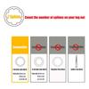 Ac29-Radschraubenmutter-Schlüssel 7-Keil-Steckschlüssel Ersatz Aftermarket-Radschraubenmuttern für 14X1,5,14X2,0, 9/16 Zoll Radschraubenmuttern, 2er-Pack