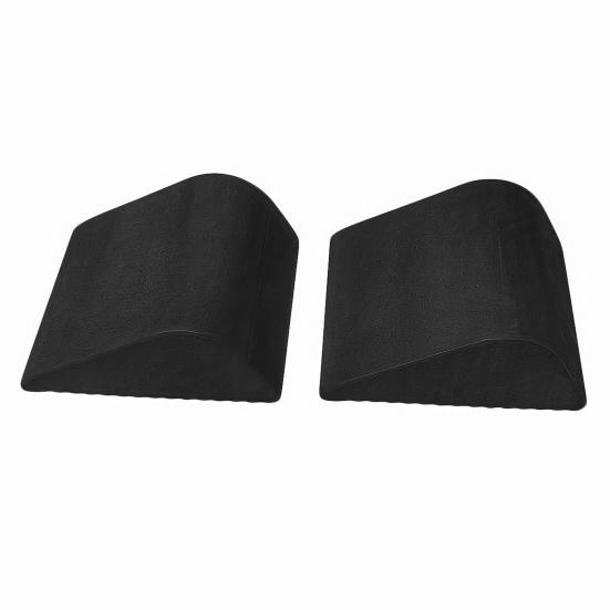 2Pcs Deep Crouch Wedge Block Calf Stretcher Slant Board Professional Non-Slip Fitness Weightlifting Deadlifting Heel Elevated Deep Crouch Ramp