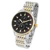 Montre - Pierrini Homme Multicolore - Boîtier 45 mm - Chronographe - Bracelet acier bicolore