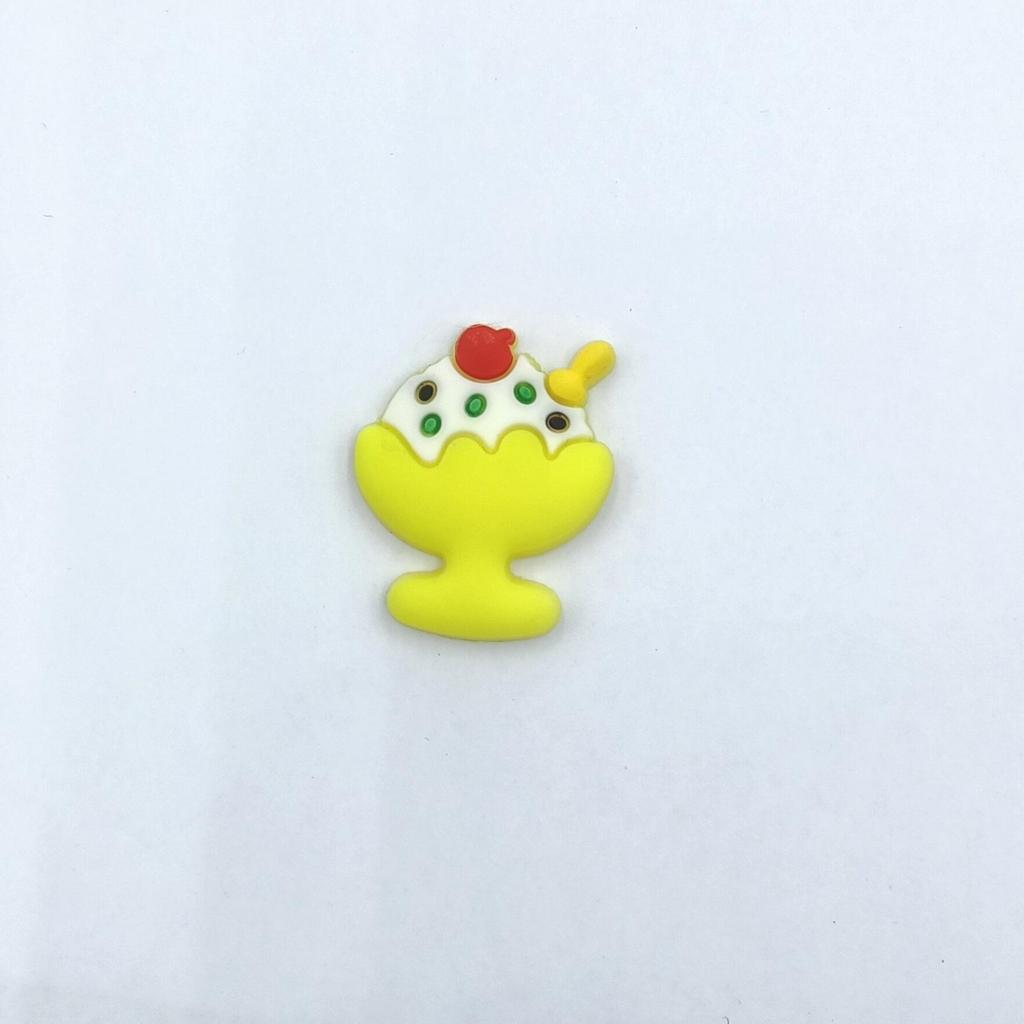 Cartoon Ice Cream Keychain, Phone Case, Hair and Shoe Accessories, DIY Buckles, and Storage Box