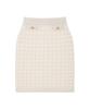 Rene J Tweed Midi Knit Skirt