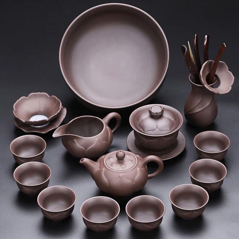 Qiuqiao Purple Clay Kung Fu Tea Set