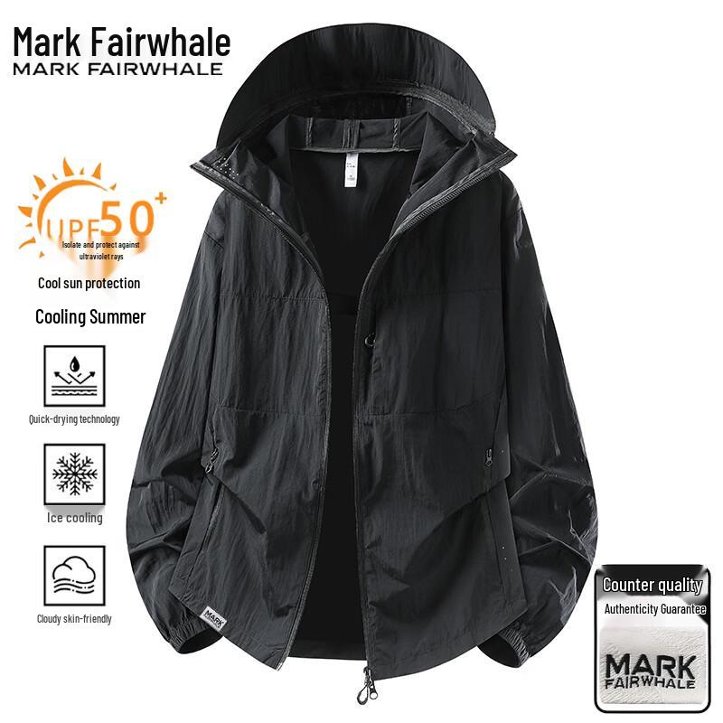 Mark Fairwhale Men's Cooling Hooded Sun Protection Jacket