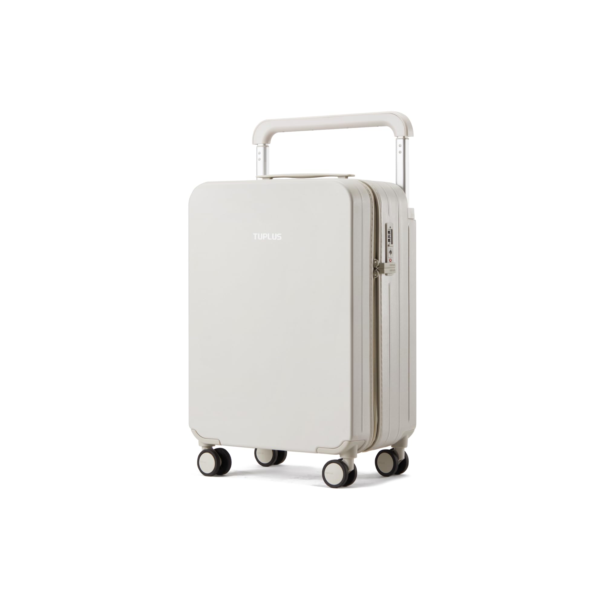 

Carry Case PC S Size Suitcase Ultra Light Quiet HINOMOTO Japanese Casters Shockproof TSA Rourke Equipped 38L White [TUPLUS] Carry-on
