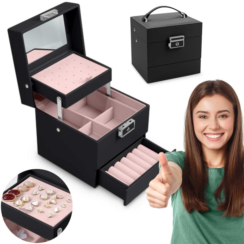 Jewelry Box MS-703 Massido - Black