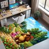 Masha and The Bear Pattern Rug, Indoor/Outdoor Mat, for Picnic, Gameroom, Bedroom, Office, Living Room, Home Decor Carpet, Birthday Gift