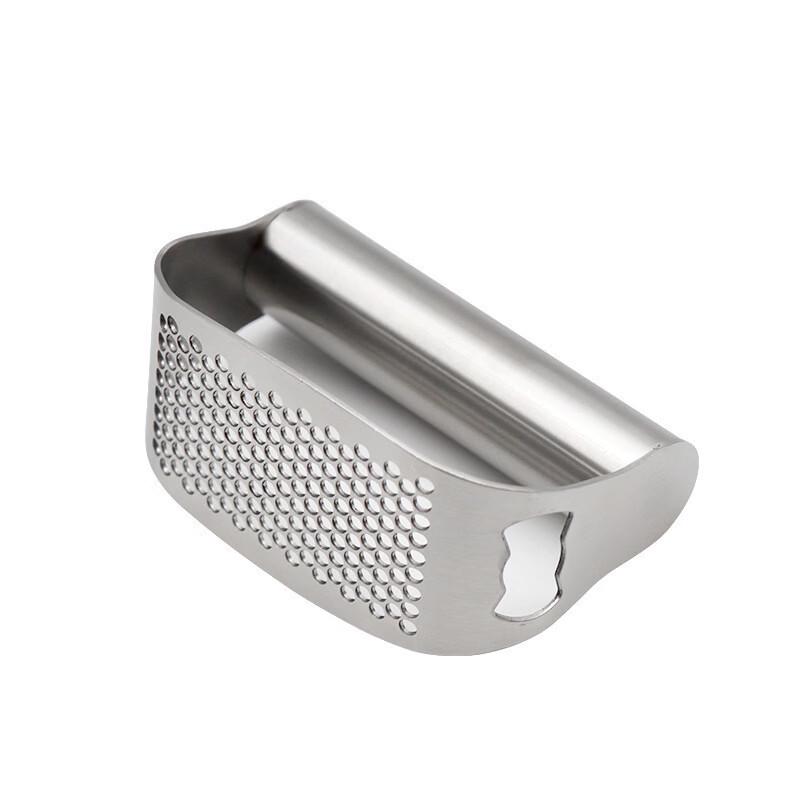 ZISIZ Manual 304 Stainless Steel Ring Garlic Press Set