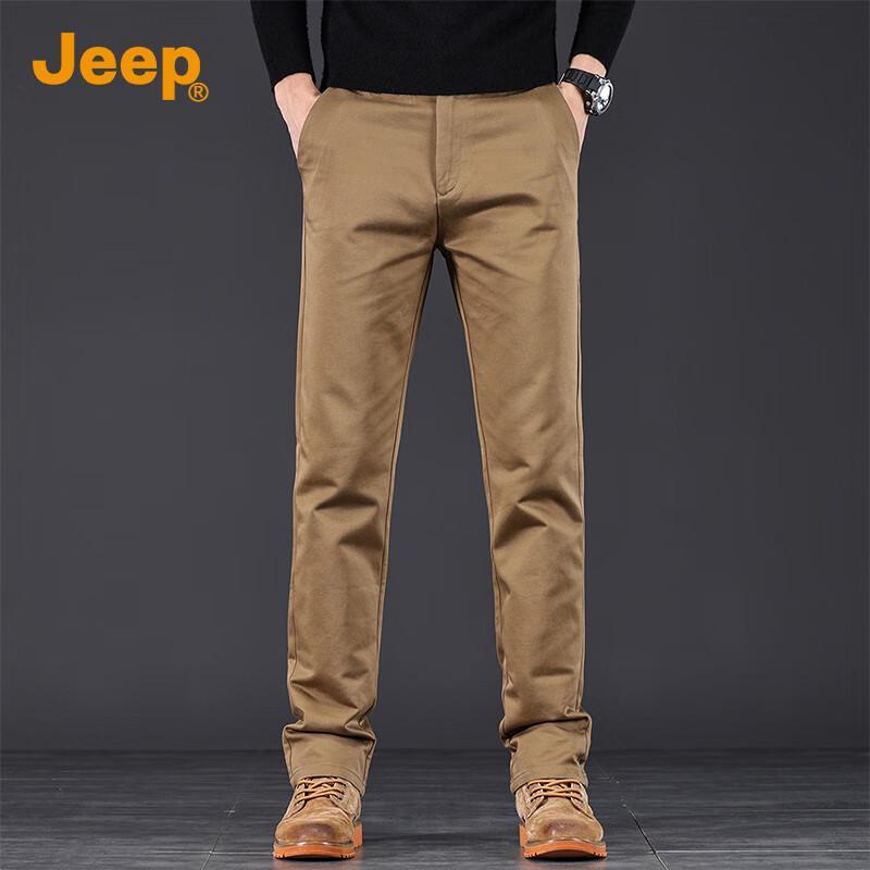 

Jeep Men s Slim-Fit Straight Casual Pants 40