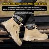 Fashion Sports Shoes Work Boots Puncture-Proof Safety Shoes Men Steel Toe Shoes Security Protective Shoes Tactical Botas