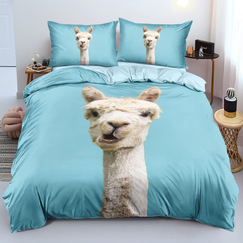 Comforter Cute Alpaca Queen Size Lightweight Down S Bedroom Decor Cartoon Animals No Comforter