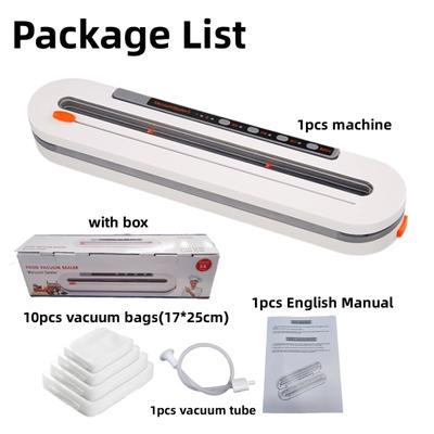 Ny uppgradering Automatisk kraftfull hushållsvakuumförseglingsmaskin MED CUTTER 30cm Tätningslängd Sous Vide Inkluderar 10st påsar