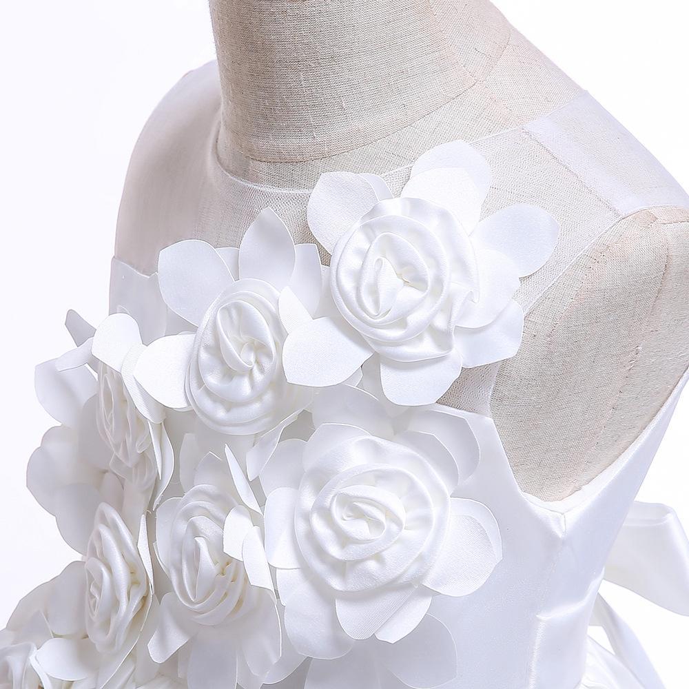 Elegantní dívka Princezna Šaty Dětské Tutu šaty Narozeninová mašle Květina Svatba Ples Oblečení Formální Večerní Vestidos