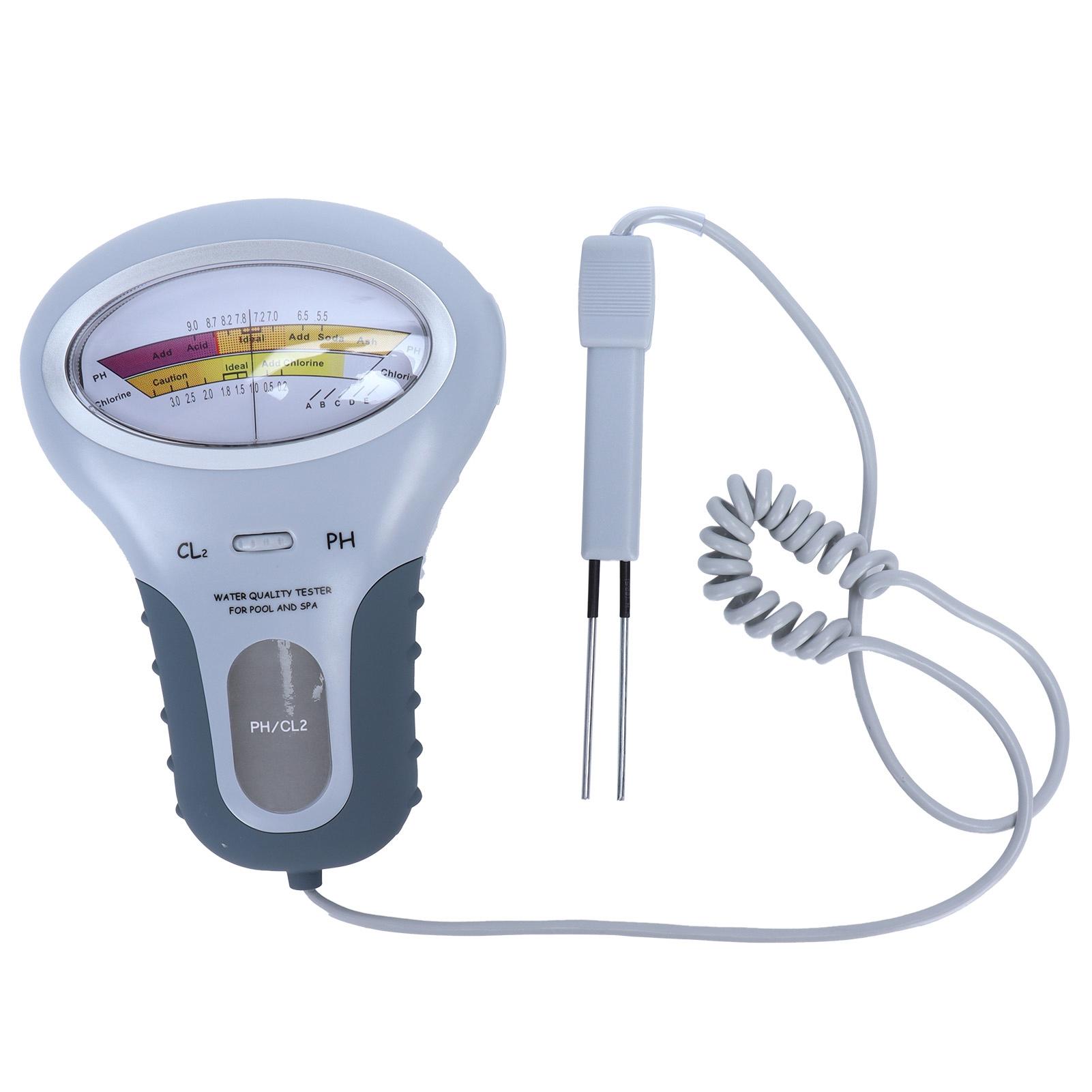 

Portable 2 in 1 Water Quality PH and Chlorine Level CL2 Tester Meter for Swimming Pool Spa