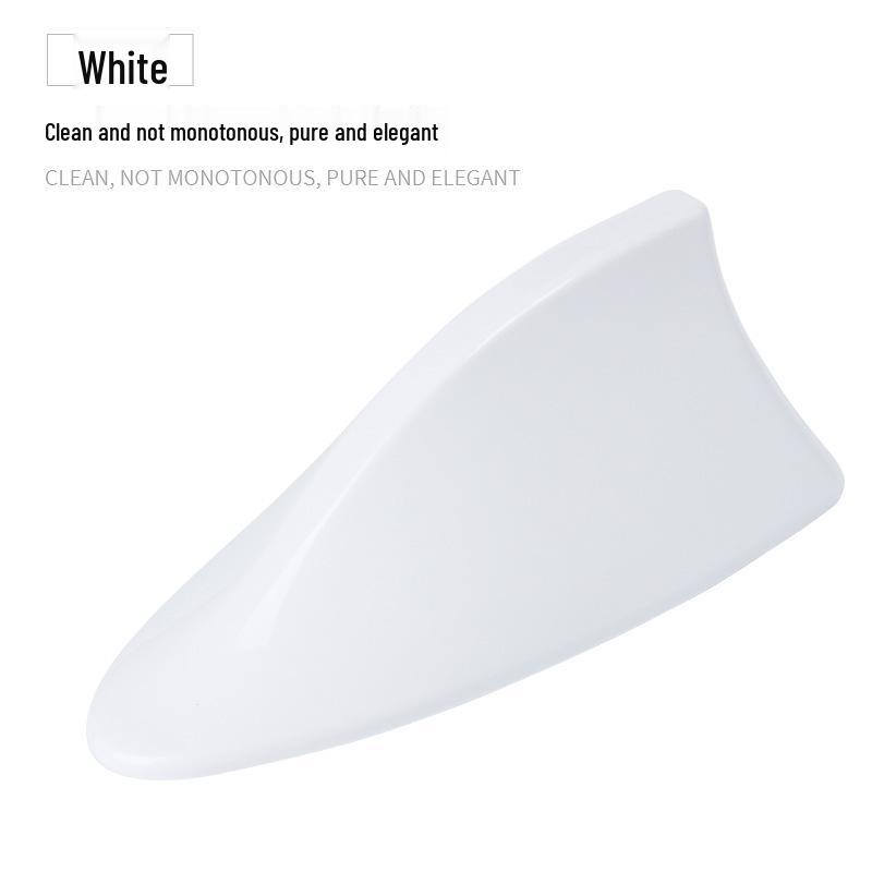 Shark Fin Radio Antenna: Roof Decoration & Signal Booster, No-Drill Installation