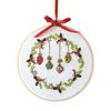 Printed Pattern Christmas Embroidery Kit Handmade Embroidery Starter Kit  Practice