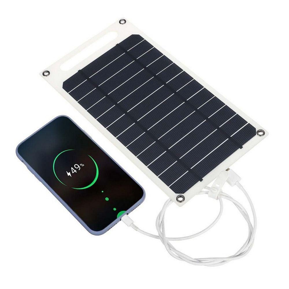 5V 6W Solar Panel Charger with USB Output Portable Solar System USB Solar Charger Panel  Home