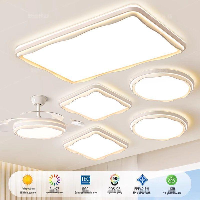 2025 Smart Voice-Controlled Full Spectrum Living Room and Bedroom Ceiling Light Package
