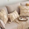 Simple Modern Tufted Tassel Pillow Sofa Living Room Lumbar Pillow Nap Pillow Bed Back Cushion Core-free Pillow Case