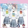 Vibrant Polyester Cosplay Costume Anime-inspired Harajuku Style For Role Play