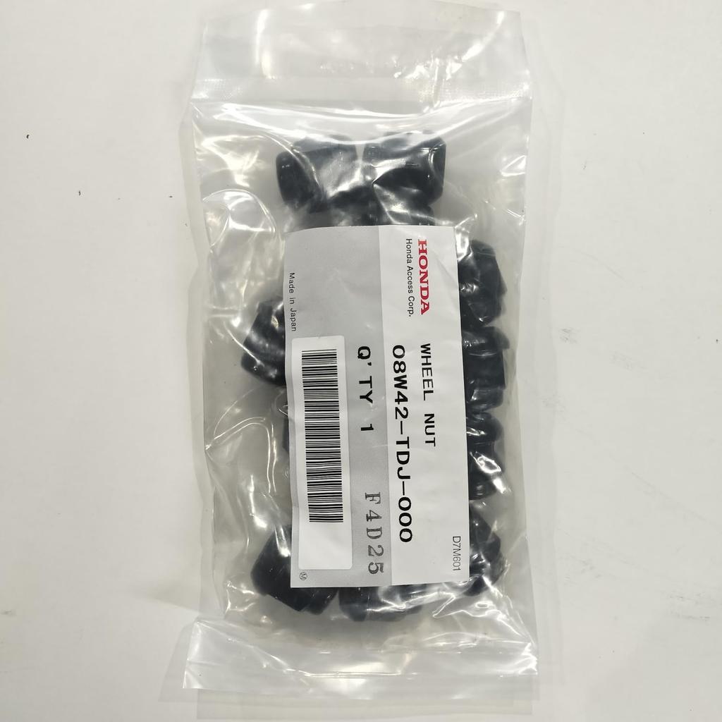 Honda Écrou de roue S660 [JW5] pour jantes en aluminium [Noir] [08W42-TDJ-000]