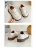 Kinder-Leder-Schuhe mit weicher Sohle - Mädchen Frühling/Herbst Britischer Stil Lässig & Bequem Rutschfeste Lauflernschuhe für Kleinkinder