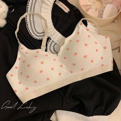 Cute Sweat Bras For Women Sling Push Up Underwear Women Fashion Lingerie Inner Wear Sexy Tank Vest