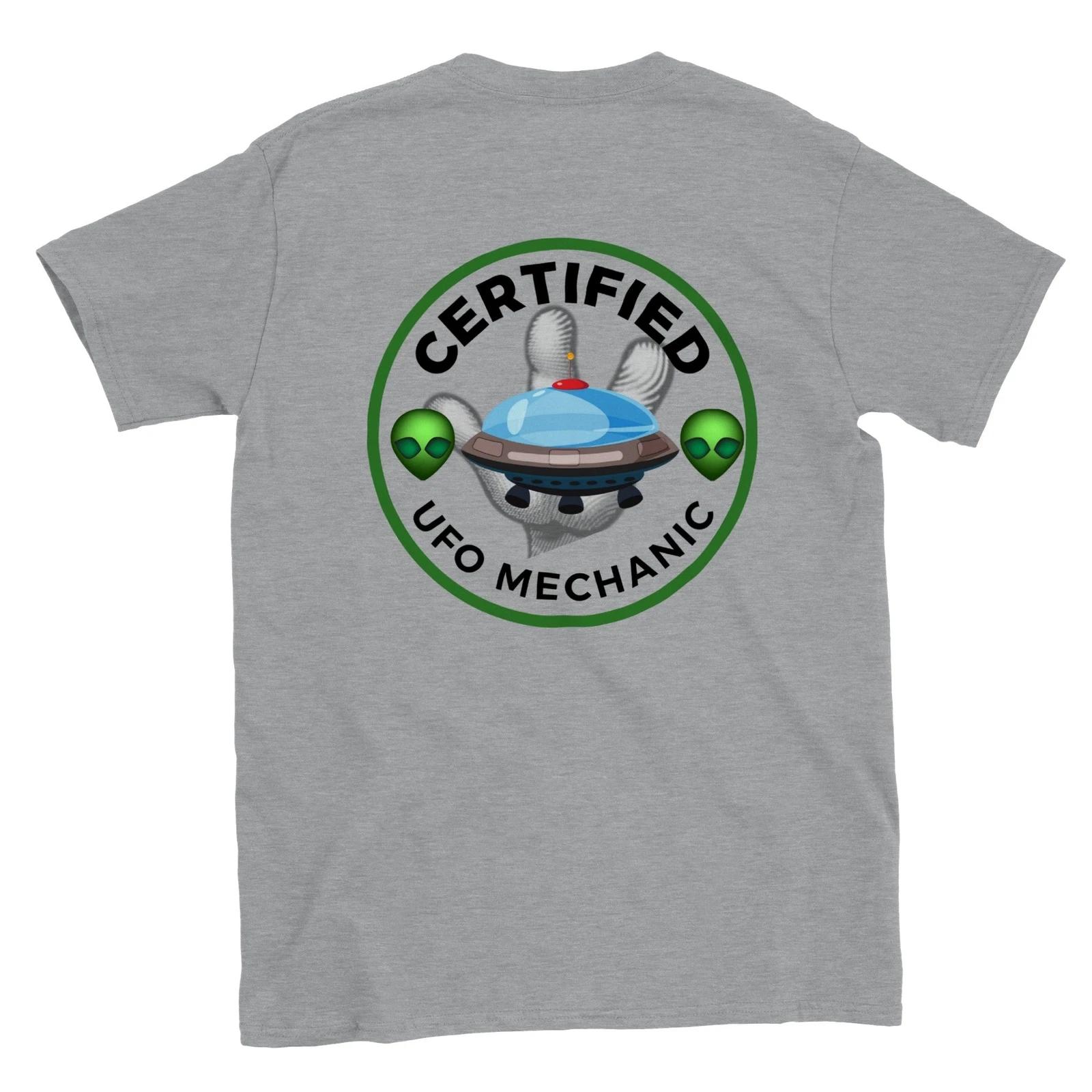 Certified UFO Mechanic T-shirt XXXL