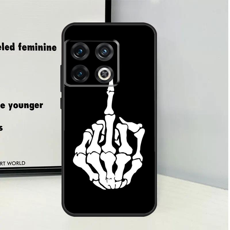 

Skeleton Middle Finger For OnePlus Nord 5 CE 2 3 4 Lite N20 N30 Case For OnePlus 12 13 11 9 10 Pro 10T 12R 13R 13T OnePlus 12