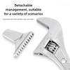 8/10/12 Inches Multifunctional Wrench with Anti Slip Handle High-carbon Steel Large Opening Adjustable Ratchet Wrench Hand Tools