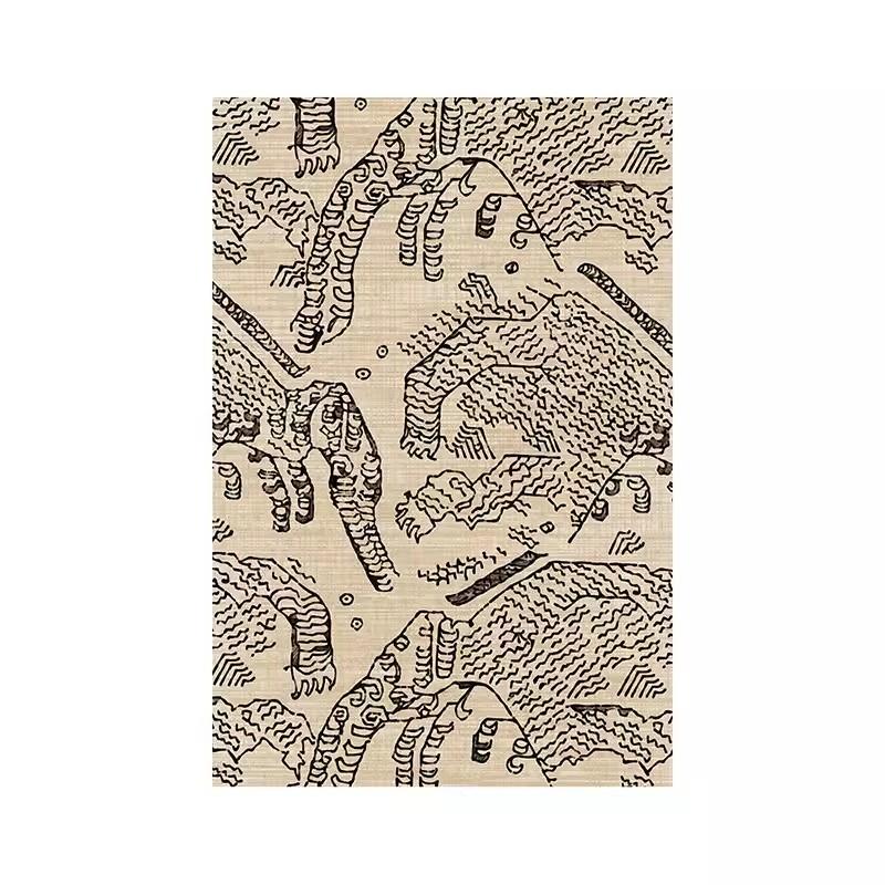 Diphylleia Italy Modern Abstract Mountain Tiger Carpet Premium Super Soft Throw Rugs Floor Mat For Villa el Office Farmhouse