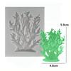 WTEMPO 6pcs Creative Ocean Starfish Coral Octopus Crab Conch Shaped Molds DIY Epoxy Resin Molds Set Silicone Molds for Clay Candle Crafts Making