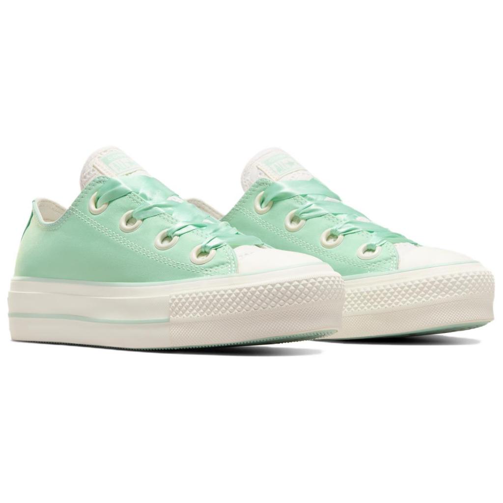 Converse All Star Lift Durable Breathable Low-Top Skate Shoes Women Sneakers Green A10300C
