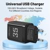20W 3A Dual PD+USB Charger with US/EU/UK Plugs