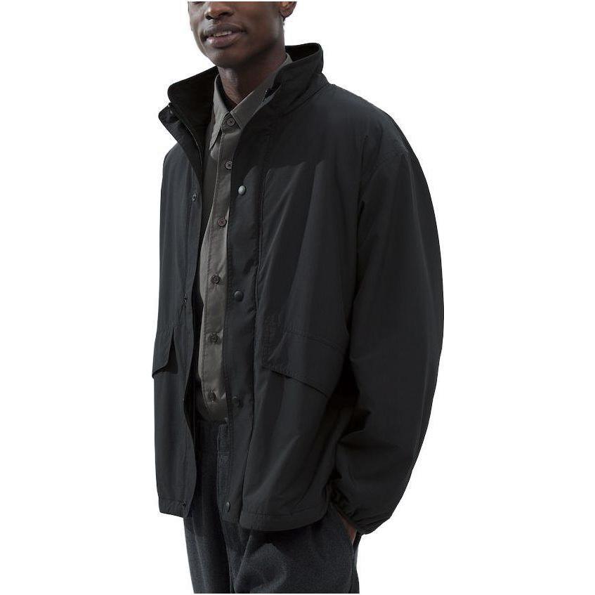 UNIQLO FW23 U Series Solid Reversible Stand Collar Jacket Men jackets Black 462770-09